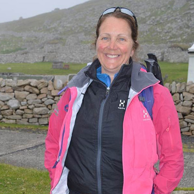 Eilid Ormiston; Skipper's wife and co-owner